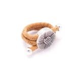 Bague en Liège Fleur L’accessoire Mode Féminin Incontournable