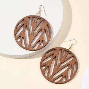 Boucles D’oreilles en Bois Forest pour un Style Unique et Naturel