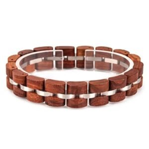 Bracelet en Bois Brut pour Femme — Bijoux en Bois