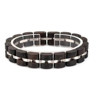Bracelet en Bois Femme Aronia: élégance Naturelle