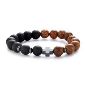 Bracelet Perles en Bois — Bijoux en Bois
