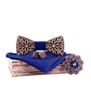 Coffret Noeud Papillon en Bois pour un Style Chic et élégant