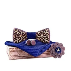 Coffret Noeud Papillon en Bois pour un Style Chic et élégant