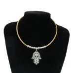 Collier en Liège Main de Fatma pour un Style Authentique et Original
