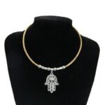 Collier en Liège Main de Fatma Femme