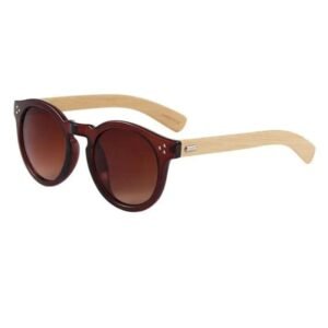 Lunette en Bambou Hydra Verres Miroir Colorés — Bijoux en Bois