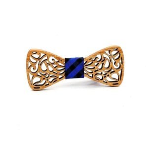 Nœud Papillon Bois Arabesque Enfant — Bijoux en Bois