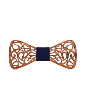 Noeud Papillon en Bois L’arabesque élégance et Originalité