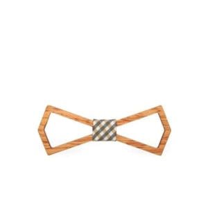 Nœud Papillon en Bois pour Enfant Chic et Confortable - Rayé