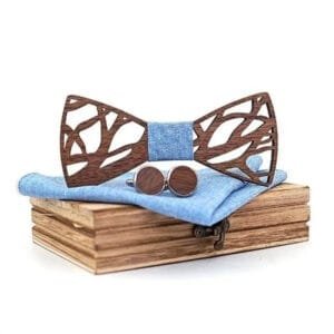 Noeud Papillon en Bois Unique - Coffret élégant pour Homme