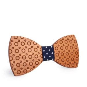 Noeud Papillon la Petite Bulle pour un Style Chic et Décontracté - Bleu - Points Blancs