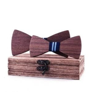 Noeuds Papillon en Bois pour Pères et Fils Chic et Stylés