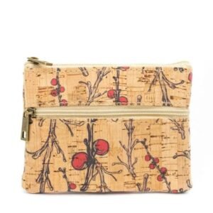Porte-Monnaie Liège Dora Artisanal Femme — Bijoux en Bois