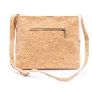 Sac Bandoulière en Liège avec Fermeture éclair éthique et élégant