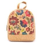 Sac en Liège éthique et Durable en Matériau Imperméable - Fleurs