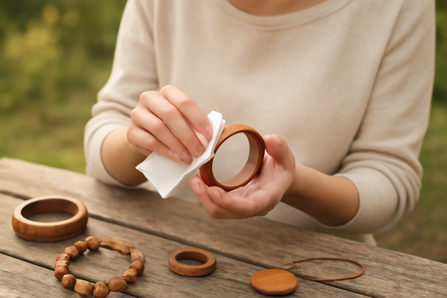 Guide complet : comment nettoyer un bracelet en bois ?